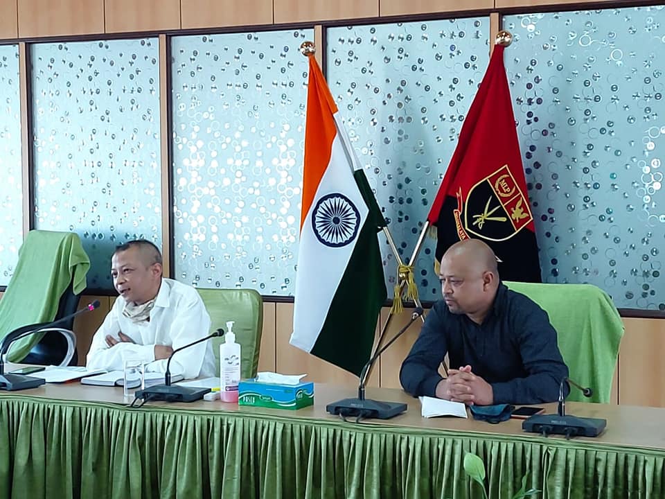 Junior Grade Gazetted Officers of Meghalaya Police were briefed by Shri. G. D Kharwanlang, MPS and Shri. B. S. W. Momin, MPS  in an Virtual Conference on 02.09.2020