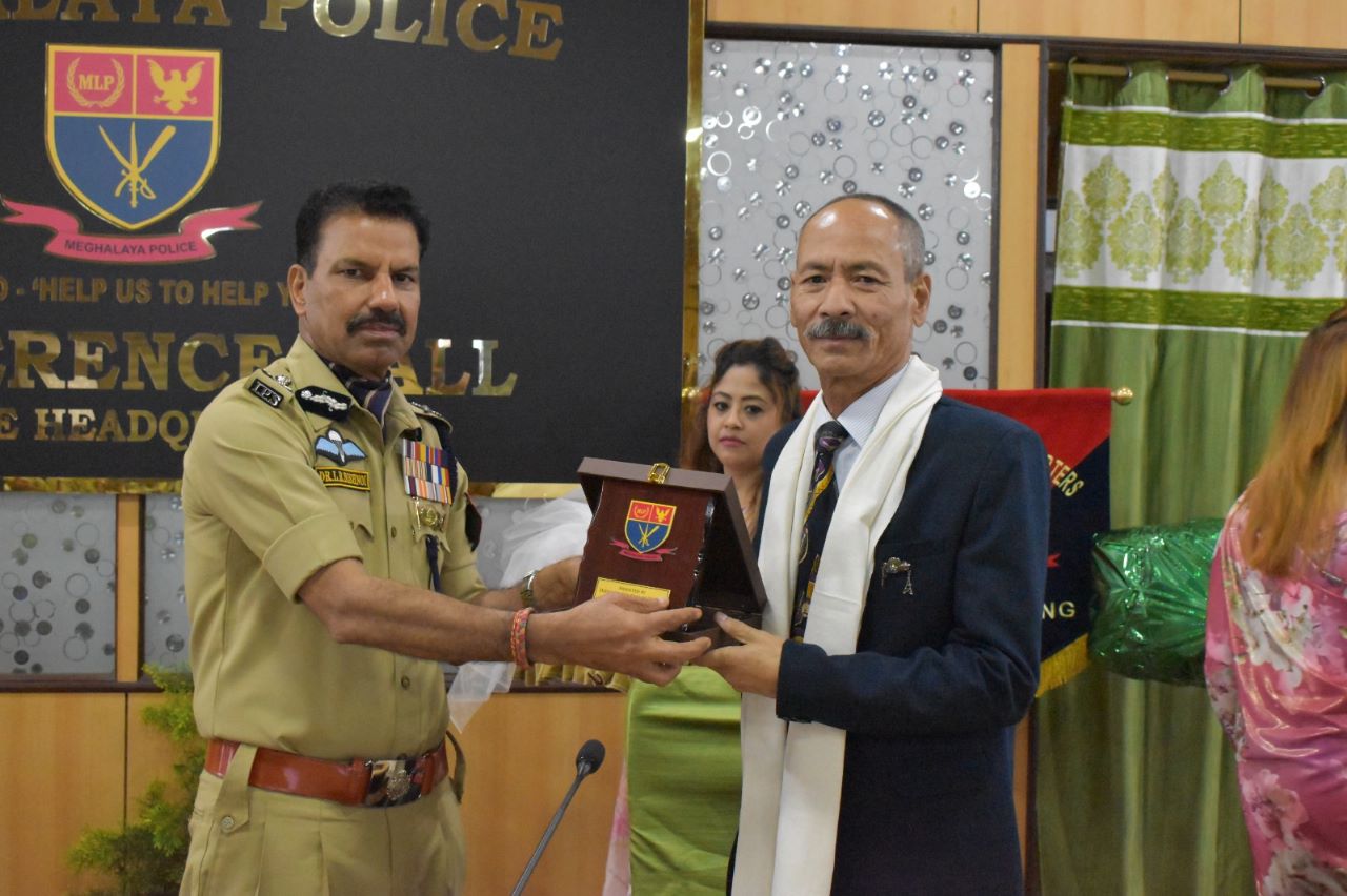 Farewell Programme in honor of Shri. M. K. Dkhar, IPS, IGP (TAP), was organized at PHQ on 01.04.2023