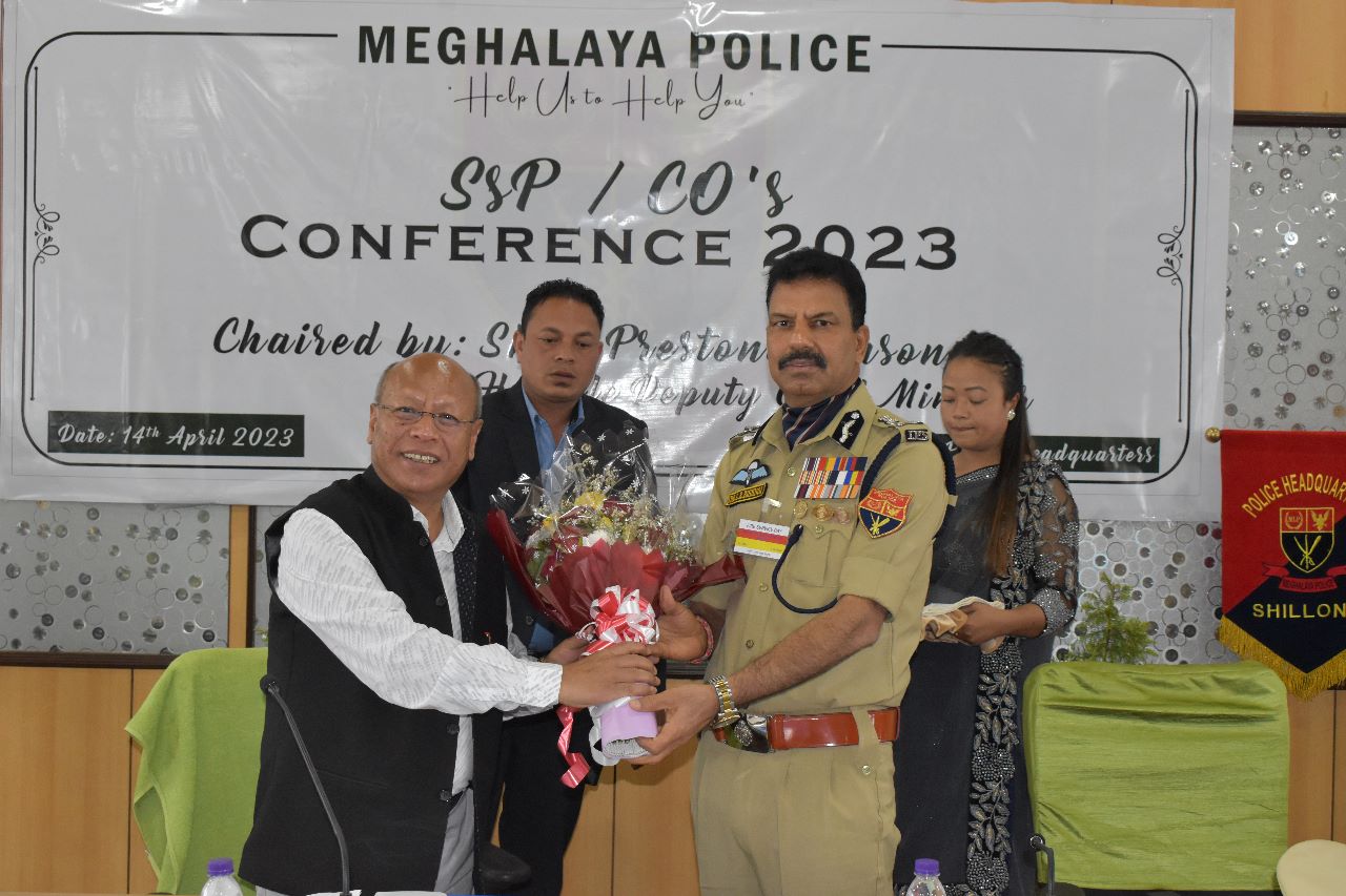 SPs-COs Conference 2023 held at Conference Hall Police Headquarters, Shillong on 14th April, 2023