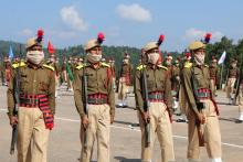 Passing Out Parade maintaining social distancing norms was held today i.e. 20.10.2020 , for the 2nd Batch Basic Training Recruit Constables of 6th MLP Bn., Umran at Meghalaya Police Academy, Umran.