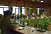 Meeting with the Members of the Meghalaya State Commission for Women on 17.11.2020