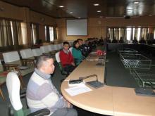 Interacting with new MPS Officers at DGP's Conferance Hall, Shillong