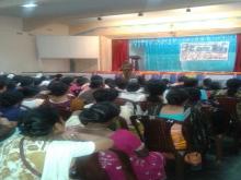 SP EKH gave an awareness on Crime against domestic female workers in particular and women in general