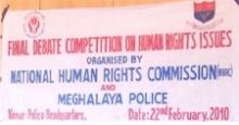 Final Debate Competition on Human Rights Issues