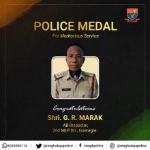 Recipients of Union Home Minister's Medal for Excellence in Investigation and Police Medal for meritorious Service