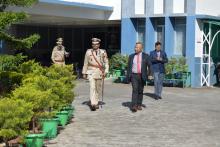 Flag Hosting Ceremony at Police Headquarters, Shillong on the occasion of Independence Day Celebration by Dr. L. R. Bishnoi, IPS DGP, Meghalaya