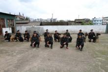 They were trained at the Facility for 6(six) months for Narcotic Sniffing. After completion of training they are inducted in CID Dog Squad, Shillong for duty.