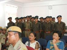Police Constable at Inauguration of District Training Centre 