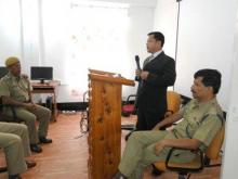 Speech given by Shri D.N. Jyrwa, Superintendent Of Police at DTC