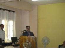 Shri D.N. Jyrwa, Superintendent of Police Speech at DTC East Khasi Hills, Shillong