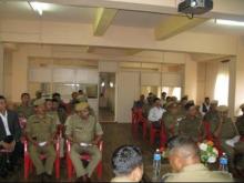 Police Officers Listening Speech of Suprt. Of Police at DTC