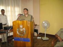 Police Officers Speech at Inauguration of DTC East Khasi Hills, Shillong
