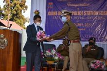 Inauguration of Crime Branch Police Station, East Khasi Hills, Shillong on 8th February, 2021 Inaugurated by Shri. R. Chandranathan, IPS, Director General of Police, Meghalaya, Shillong