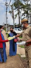 Continuing our efforts to raise awareness on Covid 19 Appropriate Behavior, our personnel conducted awareness and distributed pamphlets at Mihmyntdu, Jowai.